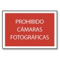 PROHIBIDO CÁMARAS FOTOGRÁFICAS