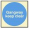 GANGWAY KEEP CLEAR