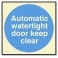 AUTOMATIC WATERTIGHT DOOR, KEEP CLEAR