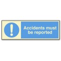 ACCIDENTS MUST BE REPORTED