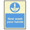 NOW WASH YOUR HANDS