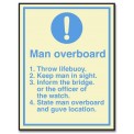 MAN OVERBOARD INSTRUCTIONS