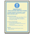 EMERGENCY EVACUATION INSTRUCTIONS