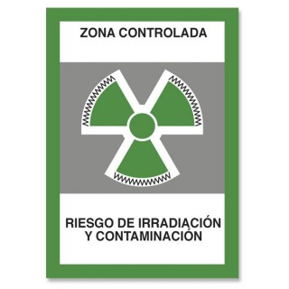 ZONA CONTROLADA RIESGO DE IRRADIACIÓN Y CONTAMINACIÓN