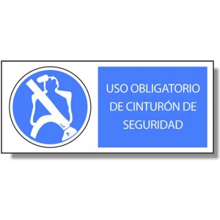 USO OBLIGATORIO DE CINTURON DE SEGURIDAD