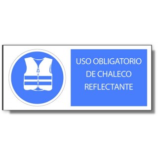 USO OBLIGATORIO DE CHALECO REFLECTANTE