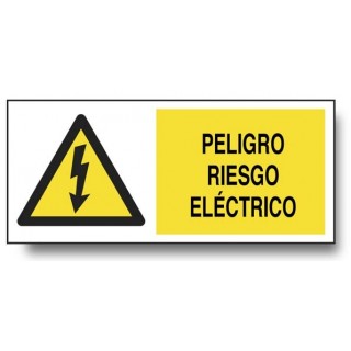 PELIGRO RIESGO ELÉCTRICO (RAYO)