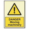 DANGER MOVING MACHINERY
