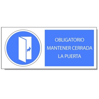 OBLIGATORIO MANTENER CERRADA LA PUERTA