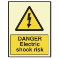 DANGER ELECTRIC SHOCK RISK