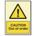 CAUTION OUT OF ORDER