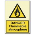 DANGER FLAMMABLE ATMOSPHERE