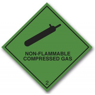 NON FLAMMABLE COMPRESSED GAS CLASS 2