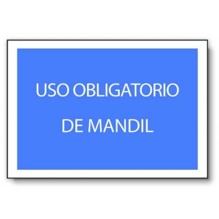 USO OBLIGATORIO DE MANDIL