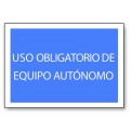 USO OBLIGATORIO DE EQUIPO AUTONOMO