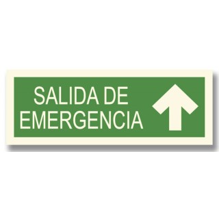 SALIDA DE EMERGENCIA FLECHA ARRIBA