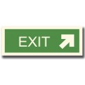 EXIT WITH UP ARROW RIGHT