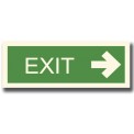 EXIT WITH RIGHT ARROW