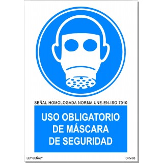 USO OBLIGATORIO DE MASCARA DE SEGURIDAD
