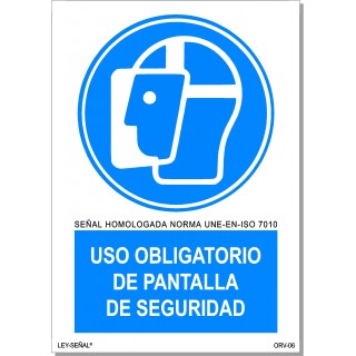 USO OBLIGATORIO DE PANTALLA DE SEGURIDAD