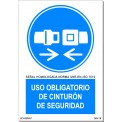 USO OBLIGATORIO DE CINTURON DE SEGURIDAD