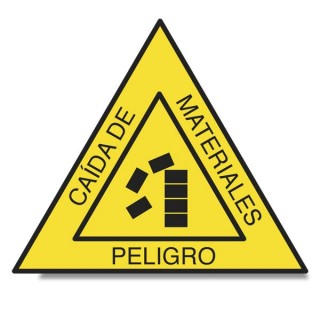 PELIGRO CAÍDA DE MATERIALES