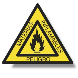PELIGRO MATERIAS INFLAMABLES