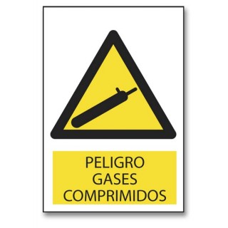 PELIGRO GASES COMPRIMIDOS