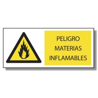 PELIGRO MATERIAS INFLAMABLES