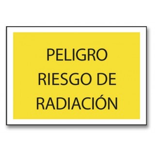 PELIGRO RIESGO DE RADIACIÓN