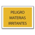 PELIGRO MATERIAS IRRITANTES