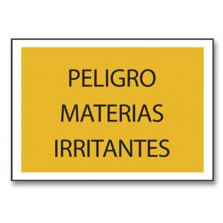 PELIGRO MATERIAS IRRITANTES