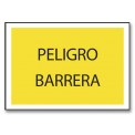 PELIGRO BARRERA