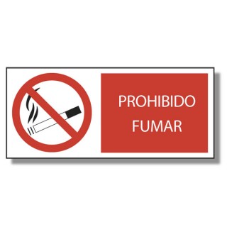 PROHIBIDO FUMAR - Marve Señalización y Seguridad